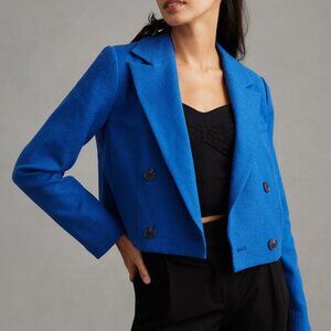 Maeve Cropped Double-Breasted Jacket